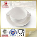 Wholesale porcelaine chinoise ensemble, bols à soupe en céramique blanche
